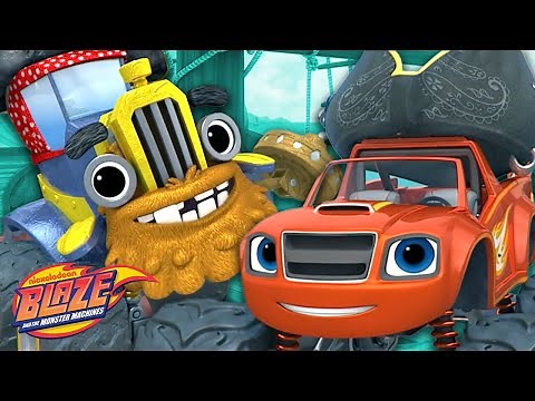 Pirate Blaze on a High Seas Adventure! | Blaze and the Monster Machines