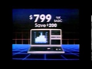 TRS-80 Model 3 Computer Commercial 80's Radio Shack