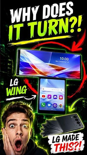 LG Wing: The Weirdest Rotating Phone Ever Made #smartphone #lgwing