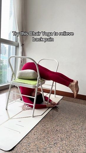 Relieve Back Pain with Plow Pose and Yoga Chairs