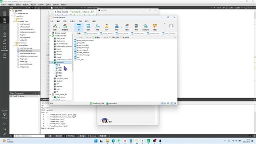 加好友逻辑的完善以及发消息的bug解决还有用anolis(linux) mariaDB测试成功连接