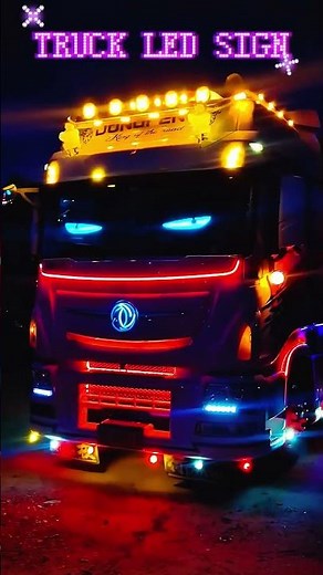 LED MATRIX PANEL #ledlights #automobile #thetransitprodigy #edit #flexibleled #trucking #led