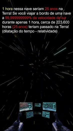 O Que Acontece se Você Viajar Perto da Velocidade da Luz? #astronomia #universo