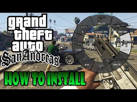 How to install GTA V Hud for GTA SA (Easy Tutorial) + Download