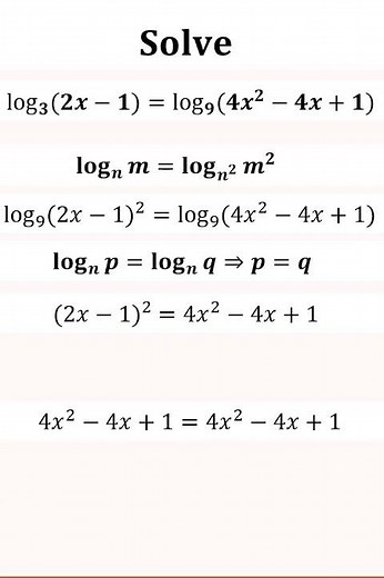 Amazing Logarithmic Equation | Can You Solve This?