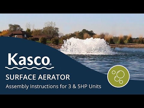 Kasco Surface Aerator 3HP and 5HP Assembly Instructions