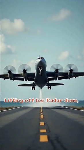 P-3 Orion: The Submarine Hunter Takeoff You’ve Never Seen! 🌊✈️ #shorts #military