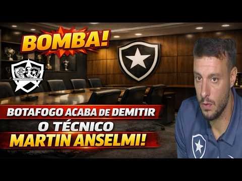 🚨BREAKING NEWS🚨 MARTÍN ANSELMI IS NO LONGER THE COACH OF BOTAFOGO!! CLUB IS LOOKING FOR A NEW COA...