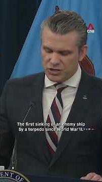 US submarine sinks Iranian warship off Sri Lanka: Hegseth