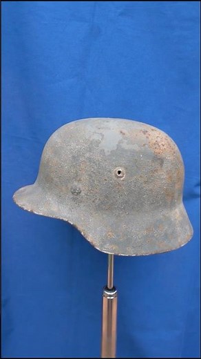 German helmet found in Stalingrad - WWII battlefield forensics