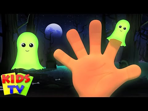 Ghosts Finger Family | Ghost Song For Children | Nursery Rhymes and Spooky Songs for Kids