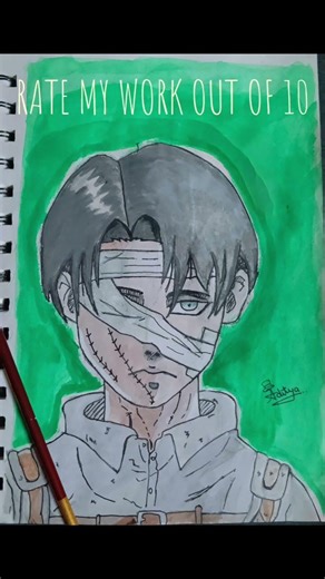 Levi Ackerman drawing #shorts