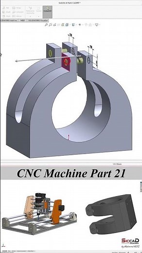 Solidworks Tutorial - CNC Machine Part 21