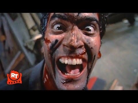 Evil Dead 2 (1987) - Ash Laughs Like Crazy Scene | Movieclips