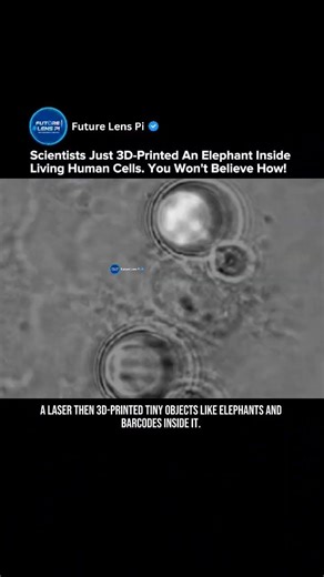 Scientists 3D Print Microstructures Inside Living Cells for the First Time #3dprinting #tech #shorts