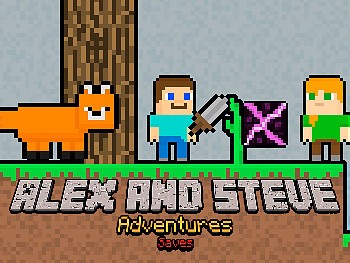 Play Alex and Steve Adventures Saves | Free Online  Games. KidzSearch.com