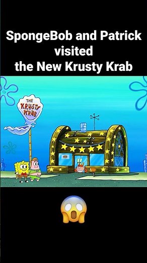 SpongeBob and Patrick visited the New Krusty Krab! 😱 Part 3 #spongebob #spongebobsquarepants