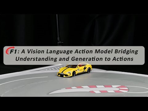 F1: A Vision Language Action Model Bridging Understanding and Generation to Actions