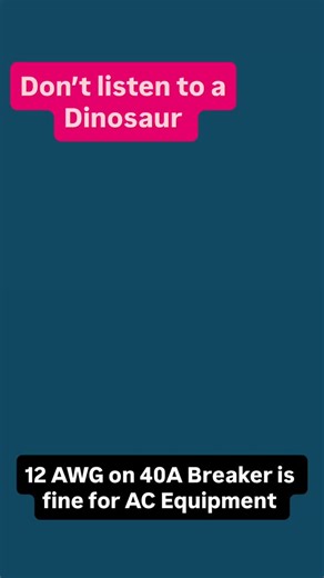 Mike Holt Enterprises on Instagram: "Sizing conductors and short-circuit ground-fault protection for A/C equipment is Easy! All you need to do is follow the equipment nameplate! The nameplate short-circuit/ground-fault protection is sized to 225% of the load [440.22} and conductors are sized to 125% of load [440.32]. Understand that 240.4(G) overrides the limitations of 240.4(D) and that the A/C equipment has internal overload protection. Note 1: If the wiring method was NM Cable (Romex), then t