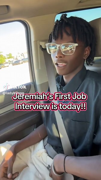 Today is the big day!! @🥸Lynez🥸 first job interview!! #momsbelike #family