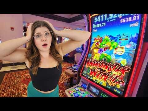 We Hit BIG on the New RAMPAGE Slot Machine in Las Vegas!