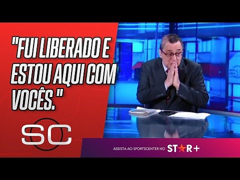 ANTERO GRECO VOLTOU AOS ESTÚDIOS DA ESPN PARA O SPORTSCENTER E FEZ DISCURSO EMOCIONANTE; VEJA AQUI
