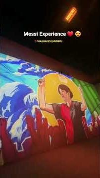Messi Experience Show Prabhadevi Mumbaj #Messiexperience #lionelmessi #viral #mumbai #vwp #love 💕