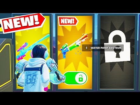 How To get NEW Water Pump Shotgun in 1vs1 with every gun Fortnite