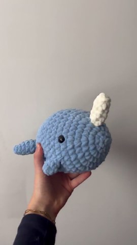 Crochet Narwhal Plush - Etsy