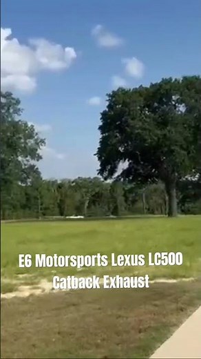 E6 Motorsports Lexus LC500 Catback Exhaust (INSANE SOUND)