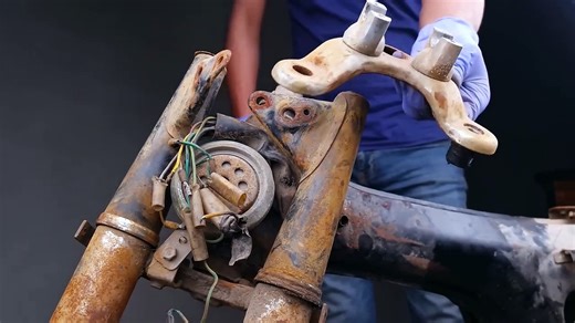 Full Restoration 40 Years Classic Motorcycle // Engine ON