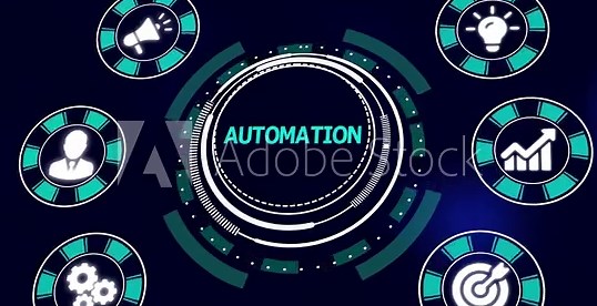 Advanced automation dashboard with futuristic process controls, smart workflows, and operational optimization elements supporting next-generation business efficiency and accuracy.
