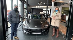 Lets take a look at the Beautiful, Sporty 2021 Mazda MX-5 Miata RF Grand Touring on this cold winter day! http://bit.ly/2Zwitt2 | Oxmoor Mazda