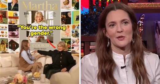 Here's What Drew Barrymore Had To Say About That Awkward Moment When Martha Stewart Playfully Pushed Her Off For Being Too Touchy