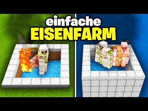 Build an iron farm in Minecraft Bedrock - Minecraft Bedrock Iron Farm Build Tutorial 1.21