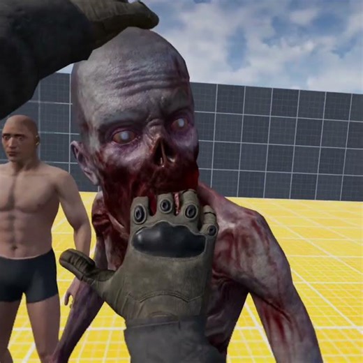 jaw snapper beyond sand box #fun #gaming #vr