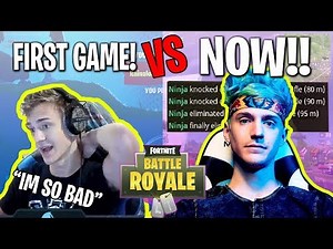 Ninjas Fortnite Evolution - First Game VS NOW | Fortnite Highlights | from NOOB to PRO
