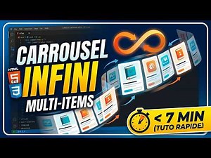 Create a multi-item infinite carousel using HTML & CSS — Quick tutorial (less than 7 minutes)