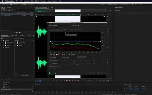 降噪和恢复音频