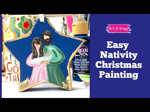 DISCOVER the SECRET to Creating a Beautiful Nativity Painting Fast!