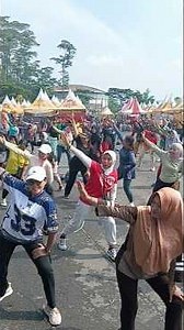 ZUMBA PARTY di Kanjuruhan Sport Day | #shorts #seni #budaya #culture #carnaval #sports #trip