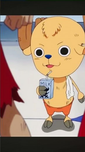 Chopper with out his hat, kinda looks 🤨￼ #onepiece #sanji