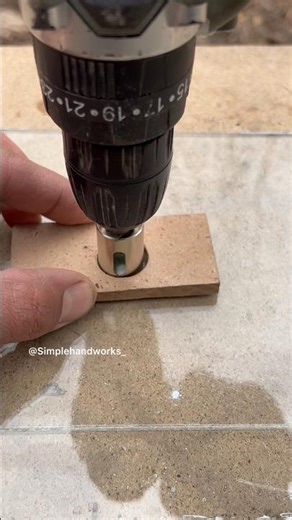 Drilling Glass Without the Bit Spinning – Genius Trick