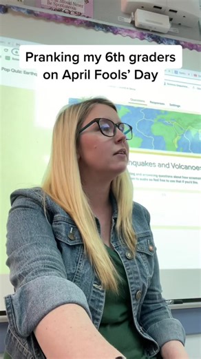 Rick Rolling Prank on 6th Graders for April Fools' Day