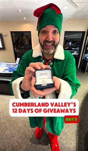 Cumberland Valley Pennsylvania’s 12 Days of Giveaways is officially here! 🎁 [AD] Today, 5 lucky people will be randomly selected to win: a Gabriel & Co. Sterling Silver Open Bujukan Bypass Ring from Mountz Jewelers in Camp Hill, PA Mountz Jewelers is a family-owned gem that’s been serving Central PA since 1949. 💍 Whether you’re shopping for the perfect gift or treating someone special “just because,” this is the place to find something timeless. How to enter: 1️⃣ Follow Cumberland Valley Penns