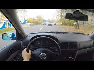 POV Test Drive Volkswagen Golf 4 ( 1.4 75 HP 1999 )
