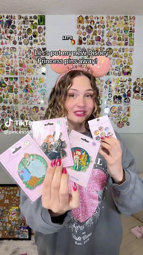 Time to put some new Disney Princess pins away! ✨ These are all from @Pink A la Mode including the mystery boxes! Next up will be Cinderella pins 💕 #disneypins #disneyprincesses #pincollector