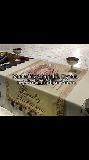 “The Dinner Party” by Judy Chicago (1974-1979)