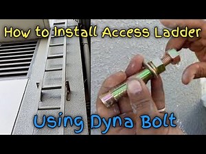 Paano magkabit ng Dyna Bolt o Anchor Bolt | How to fix a Dyna Bolt or Anchor Bolt on concrete