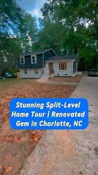 Stunning Split-Level Home Tour | Renovated Gem in Charlotte, NC